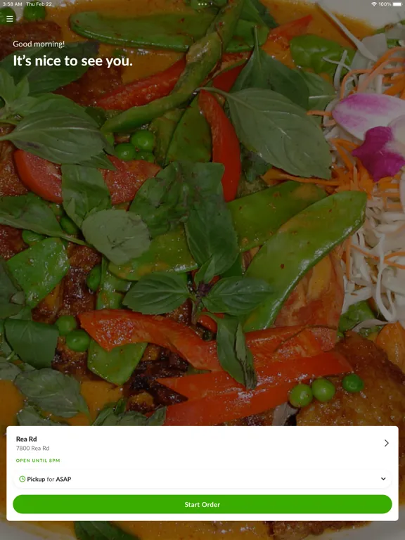 Capturas de pantalla de Basil Thai iPad 