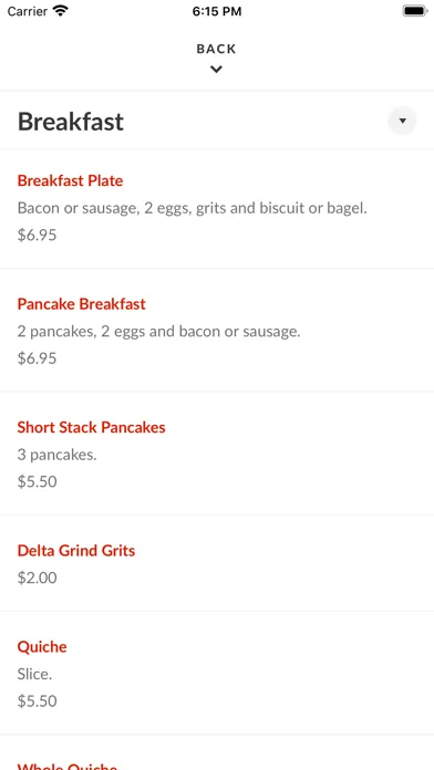 Capturas de tela do Beagle Bagel Cafe