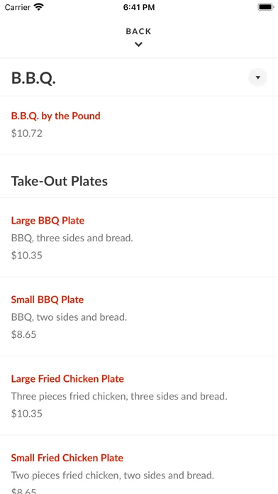 Big D's BBQ Barn应用截图