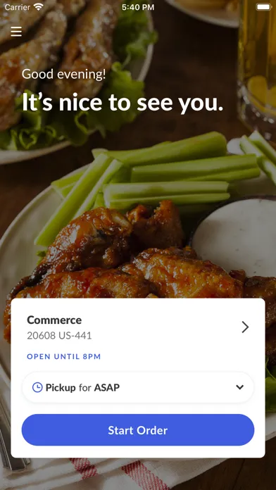 Tangkapan skrin Blazer's Hot Wings