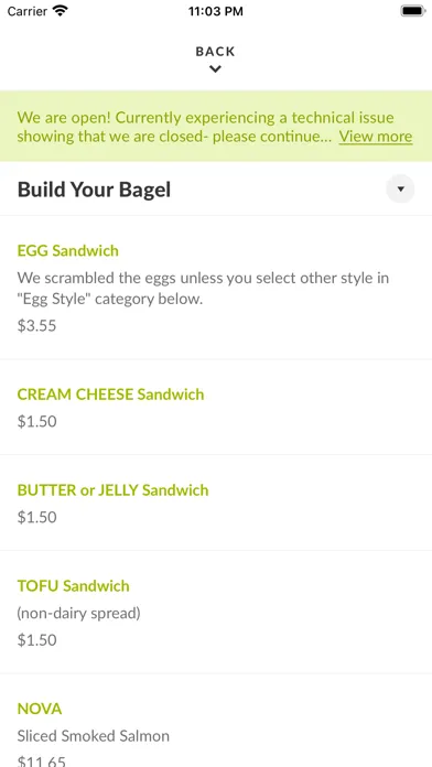 Brooklyn Bagel & Coffee Co. スクリーンショット