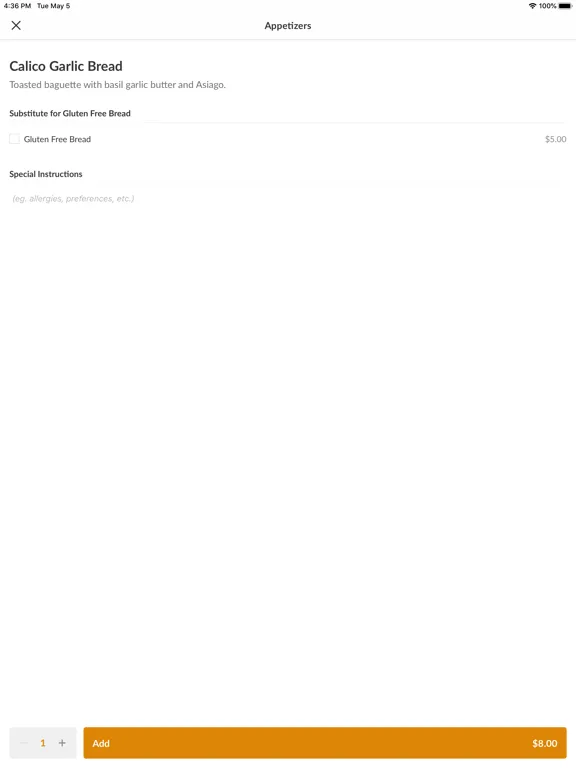 تصاویر Calico Bar & Restaurant iPad 