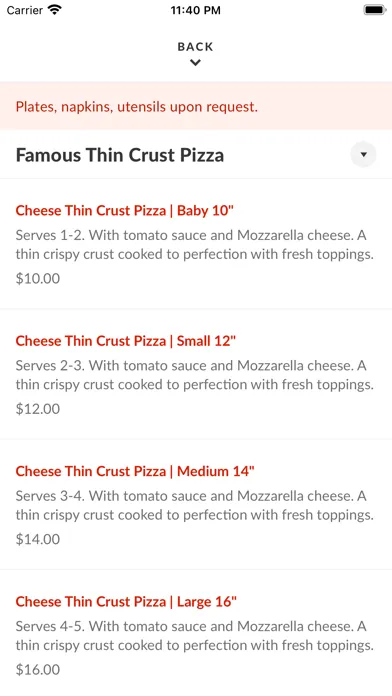Screenshot di Calo Ristorante