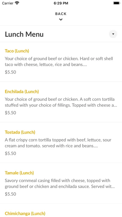 Cancun Mexican Grill To Go应用截图