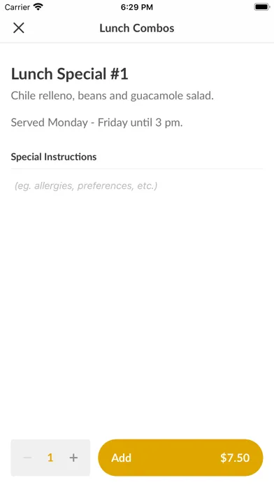 Cancun Mexican Grill To Go应用截图