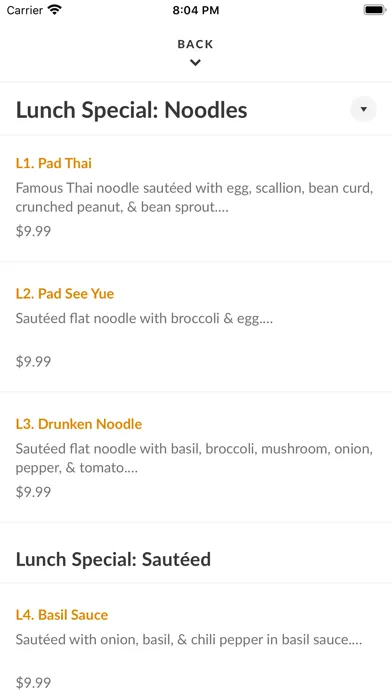 Chada Thai Bistro Screenshots