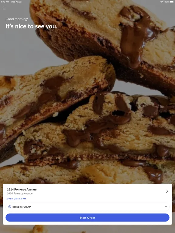 Tangkapan layar Choc Cookies iPad 