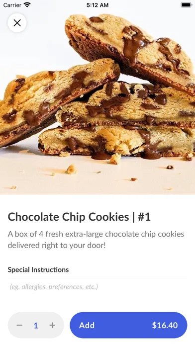 Tangkapan layar Choc Cookies