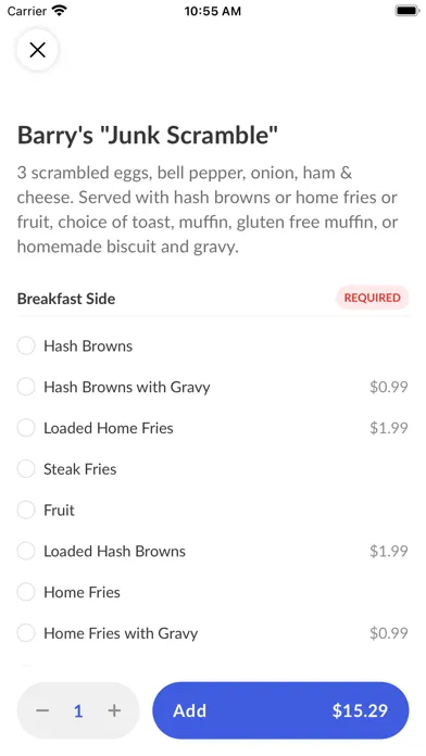 Tangkapan skrin Corky's Kitchen & Bakery