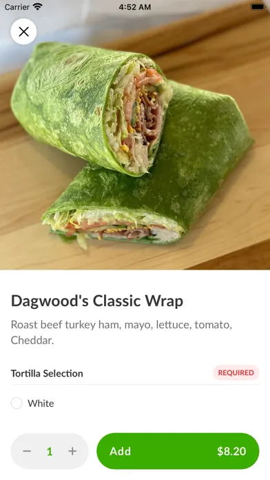 Captures d'écran de Dagwood's Subs and More
