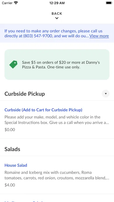 Danny's Pizza & Pasta স্ক্রিনশট