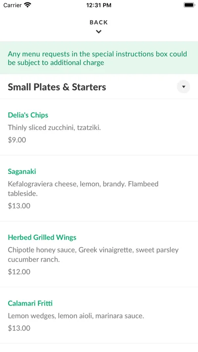 Delia's Mediterranean Grill Screenshots
