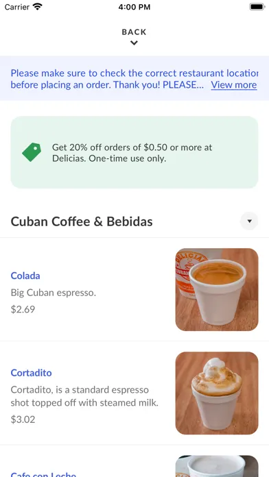 Delicias Cuban Bakery Screenshots