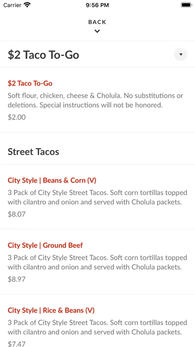Ảnh chụp màn hình của Detroit Taco Company