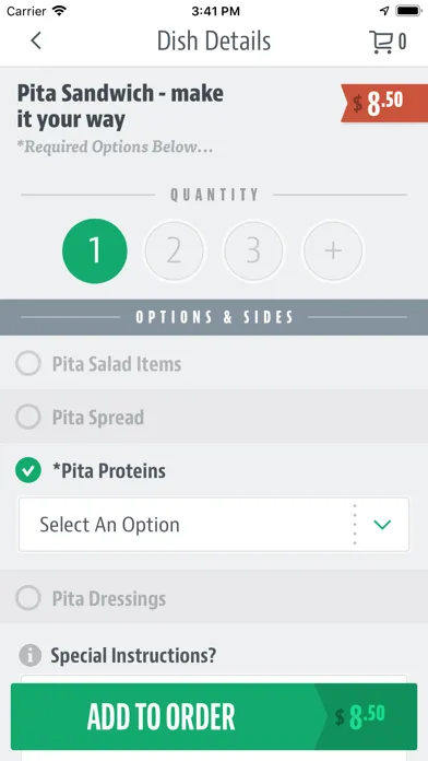Capturas de pantalla de Dill & Parsley ChowNow