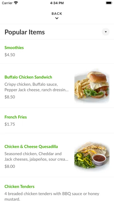 Ảnh chụp màn hình của Dine On The Go - Naval Academy