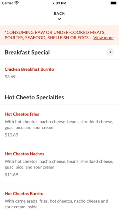 Captures d'écran de Don Chuy's Taco Shop