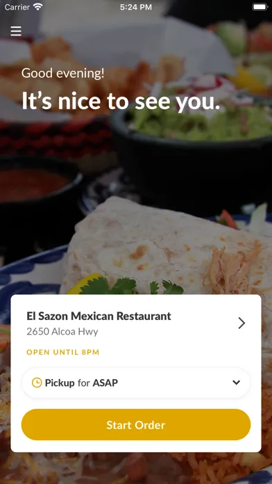 Capturas de tela do El Sazon Mexicano