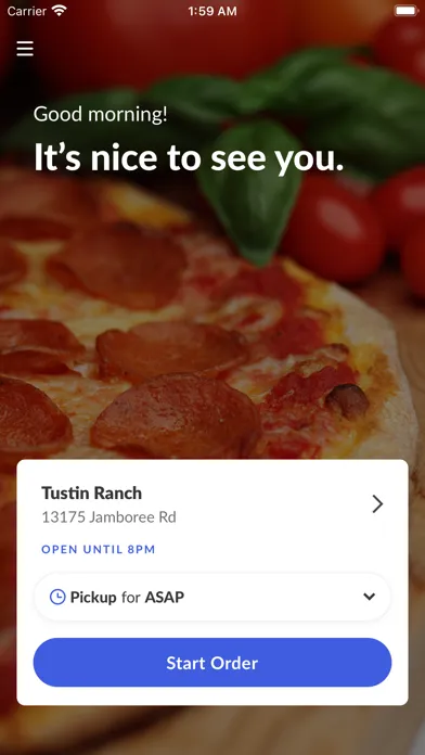 Zrzuty ekranu First Class Pizza: Tustin