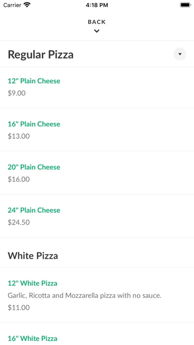 Frankie's Pizza应用截图