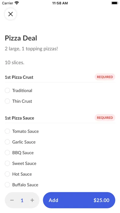 Geppetto's Pizza & Ribs 스크린샷