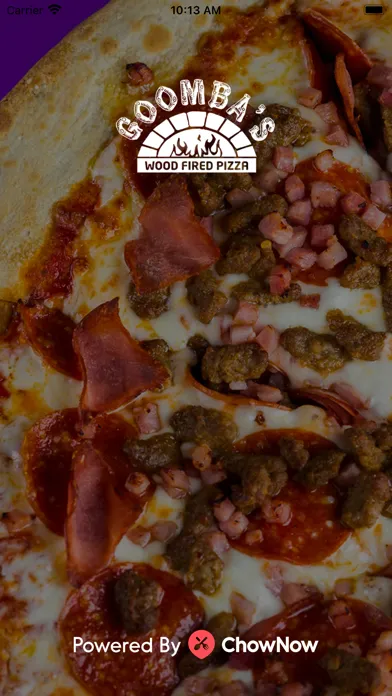 Tangkapan skrin Goomba's Wood Fired Pizza