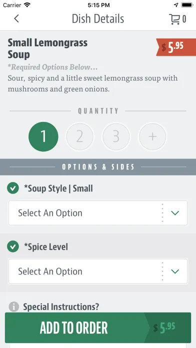 Zrzuty ekranu Gor Gai Thai Eatery