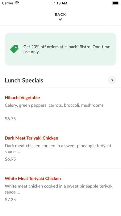 Hibachi Bistro 스크린샷