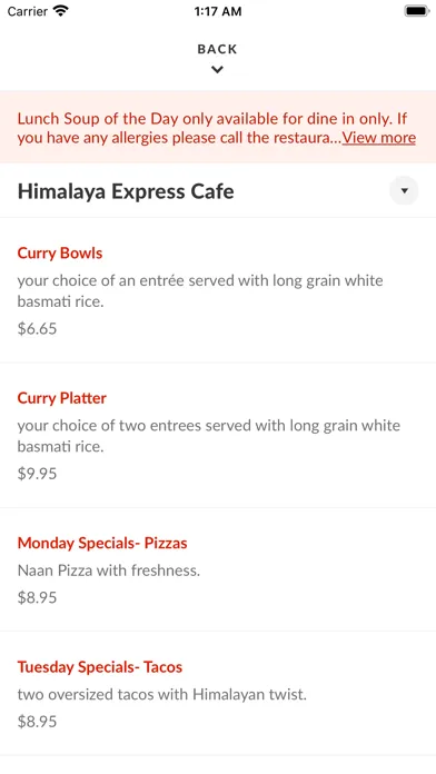 Скриншоты Himalaya Cuisine of India