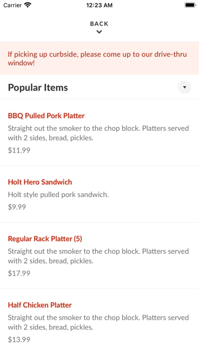 Holt Bros BBQ Ekran Görüntüleri