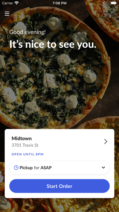 Ảnh chụp màn hình của Home Slice Pizza