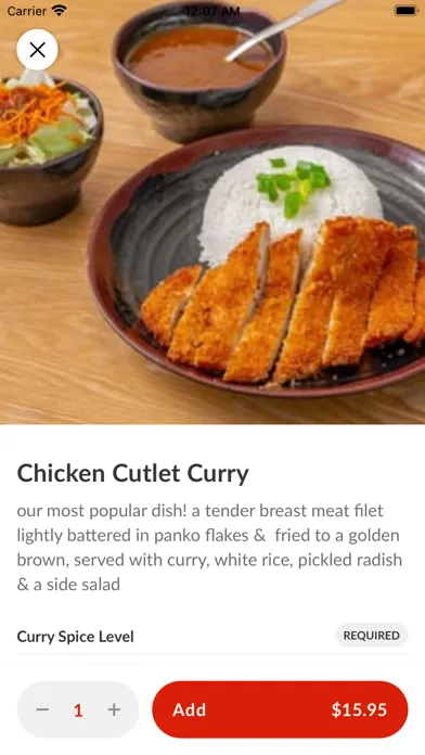 Tangkapan skrin Hurry Curry Tokyo
