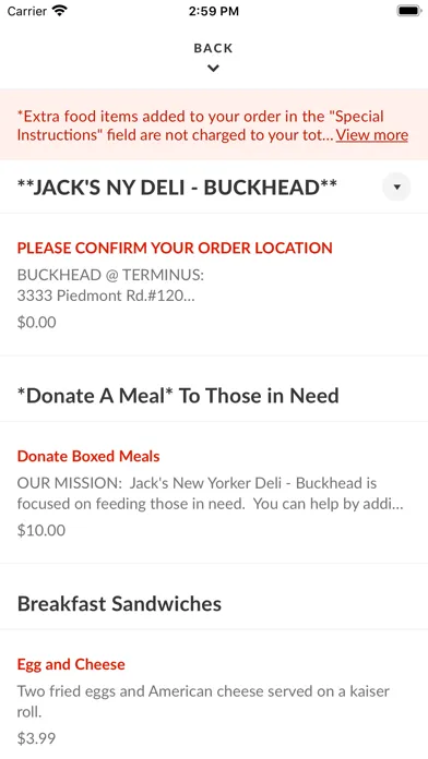 Jack's New Yorker Deli سکرین شاٹس