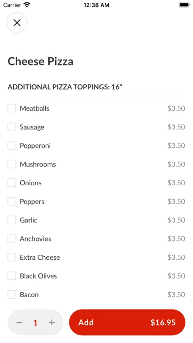 Tangkapan layar Jimmy's Pizza NYC
