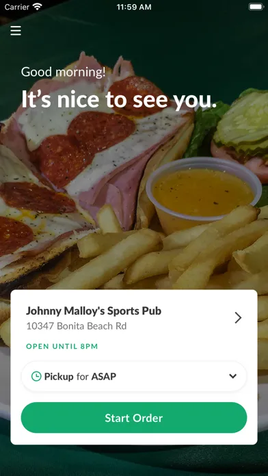 Ảnh chụp màn hình của Johnny Malloy's Sports Pub
