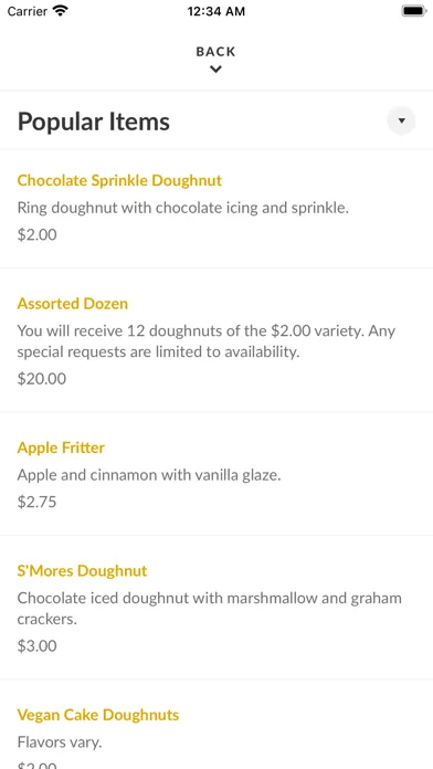 Capturas de pantalla de Kettle Glazed Doughnuts