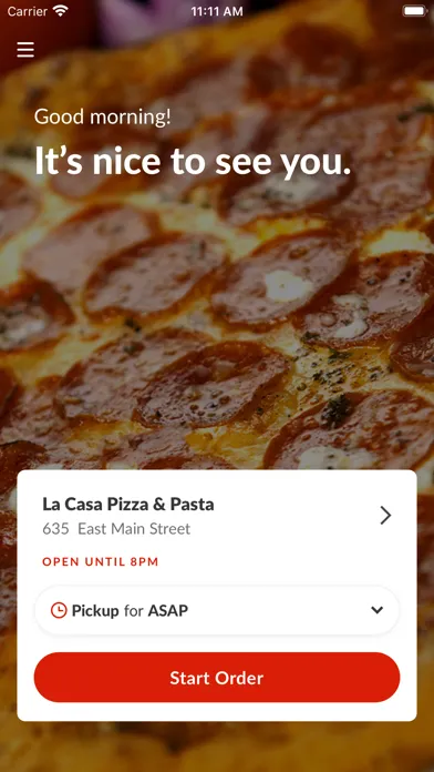 Capturas de pantalla de La Casa Pizza & Pasta