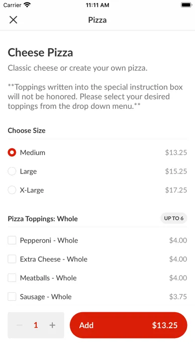 Capturas de pantalla de La Casa Pizza & Pasta