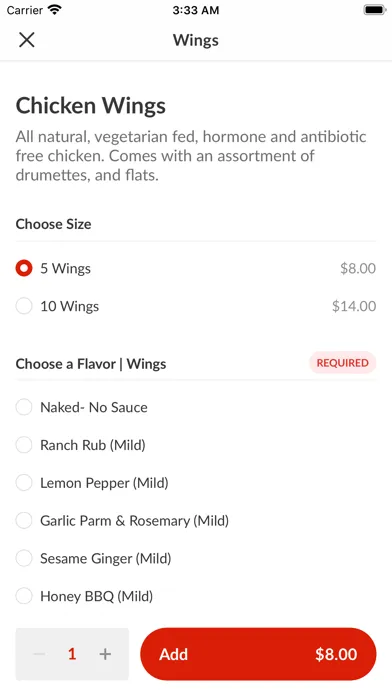 Screenshot di Love Baked Wings