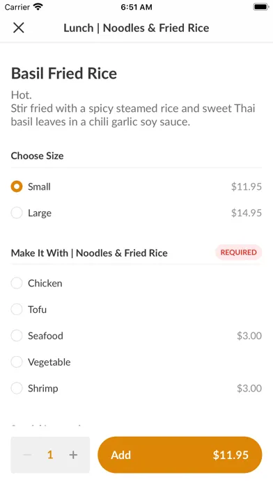 Mai Thai Restaurant应用截图