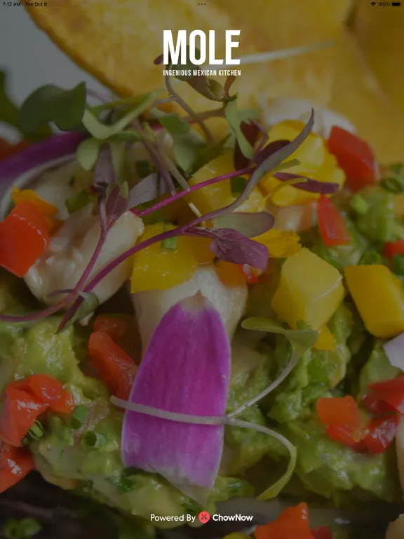 Capturas de tela do Mole Mexican Kitchen iPad 
