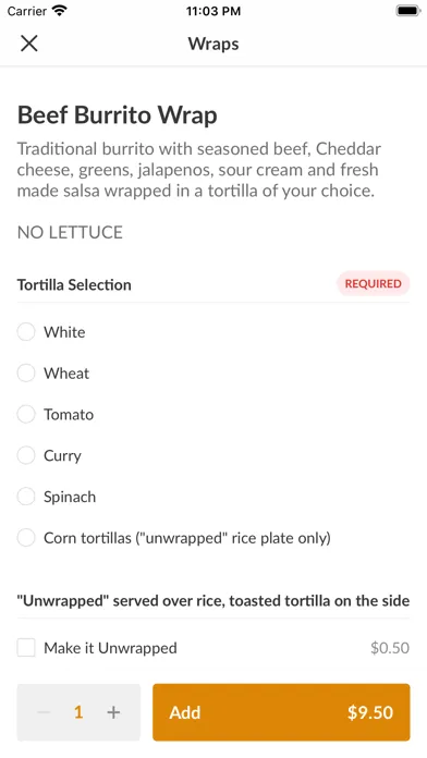 New World Tortilla سکرین شاٹس