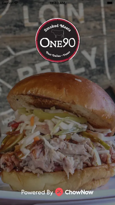 Captures d'écran de One90 Smoked Meats