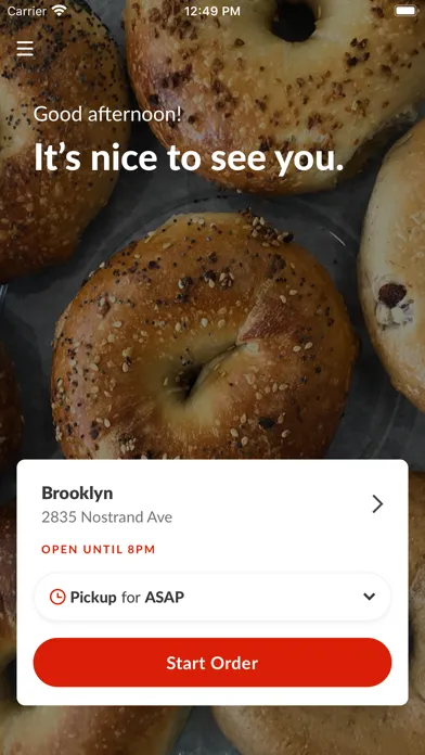 Capturas de tela do Original Brooklyn Bagel