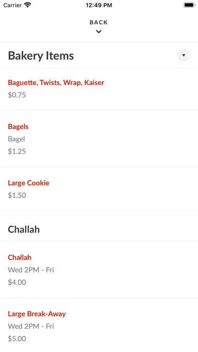 Capturas de tela do Original Brooklyn Bagel