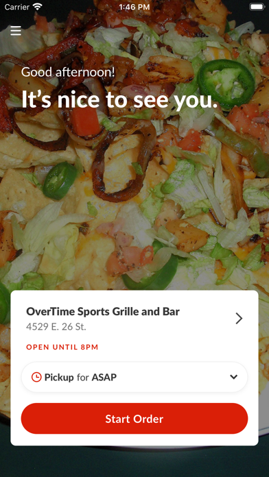 Tangkapan skrin Overtime Grill and Bar