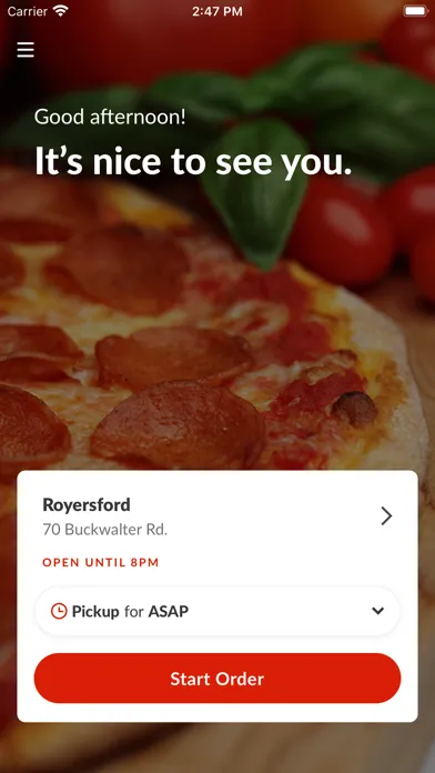 Ảnh chụp màn hình của Palermo's Pizza