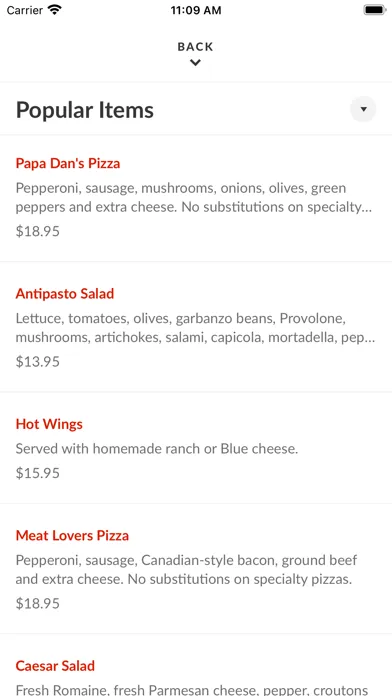 Papa Dan's Pizza & Pasta Screenshots