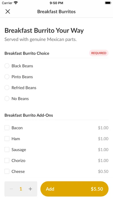 PHX Burrito House स्क्रीनशॉट