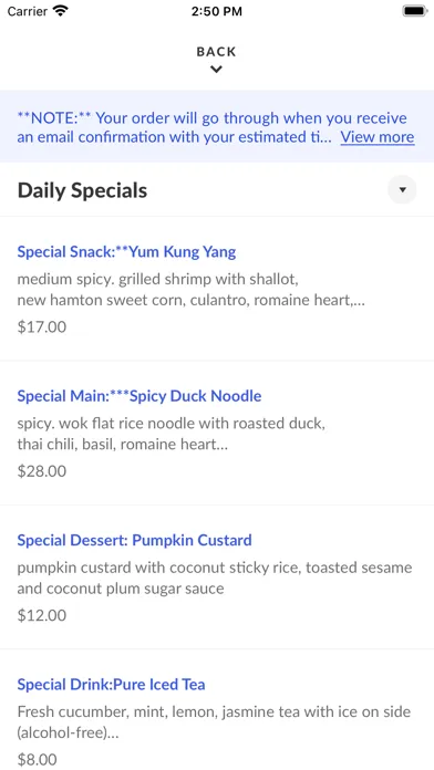 Tangkapan skrin Pure Thai Cookhouse